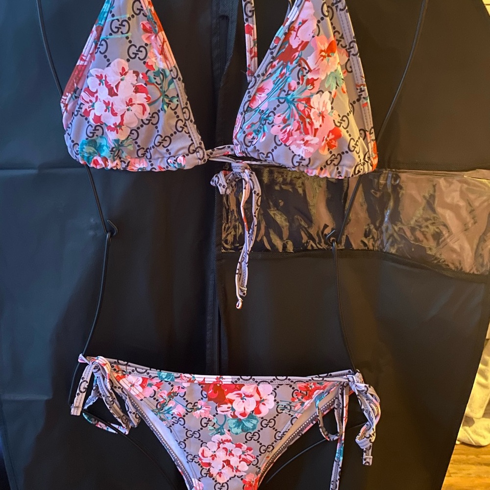 Gucci Multicolor Floral Bikini